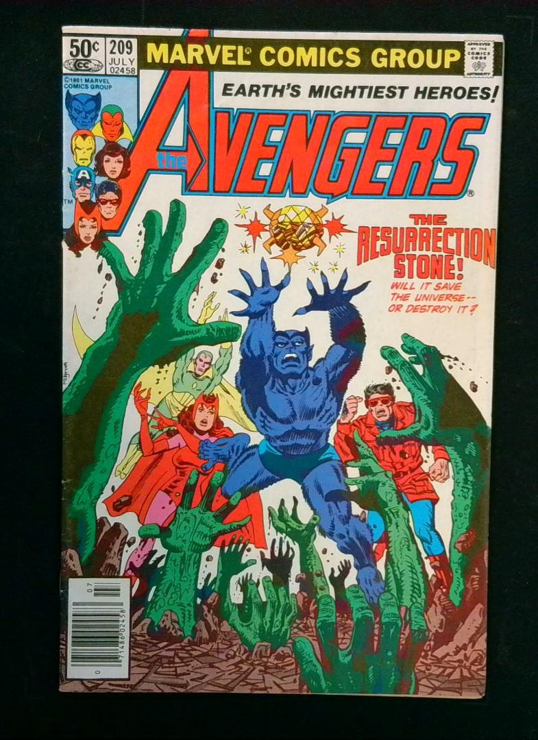 Avengers #209, Newsstand Marvel, 1981