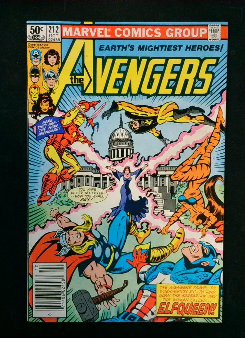 Avengers #212, Newsstand, Marvel, 1981