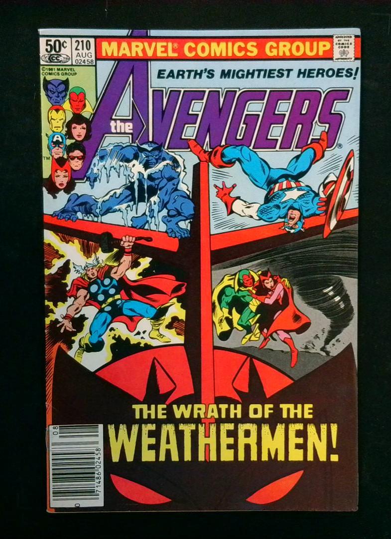 Avengers #210, Newsstand Marvel, 1981