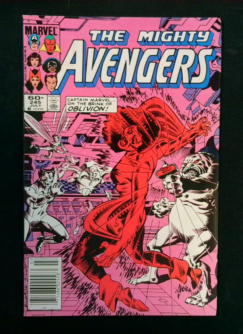 Avengers #245, Newsstand, Marvel