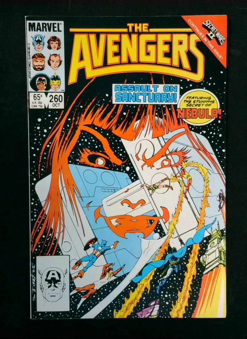 Avengers #260, Nebula Origin, Marvel, 1985