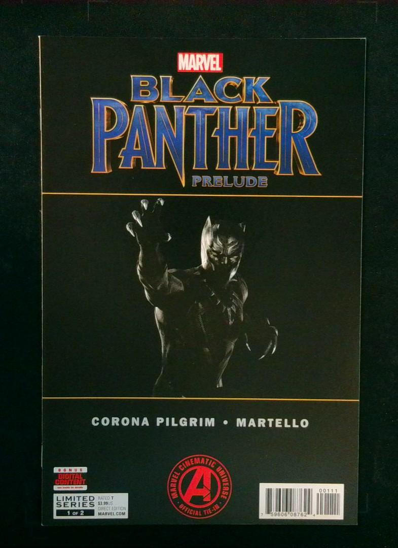 Black Panther Prelude #1, Limited Series 1 of 2, Marvel, 2017