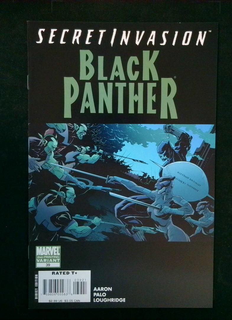 Black Panther #39, VF 2nd Ptg Variant, Marvel