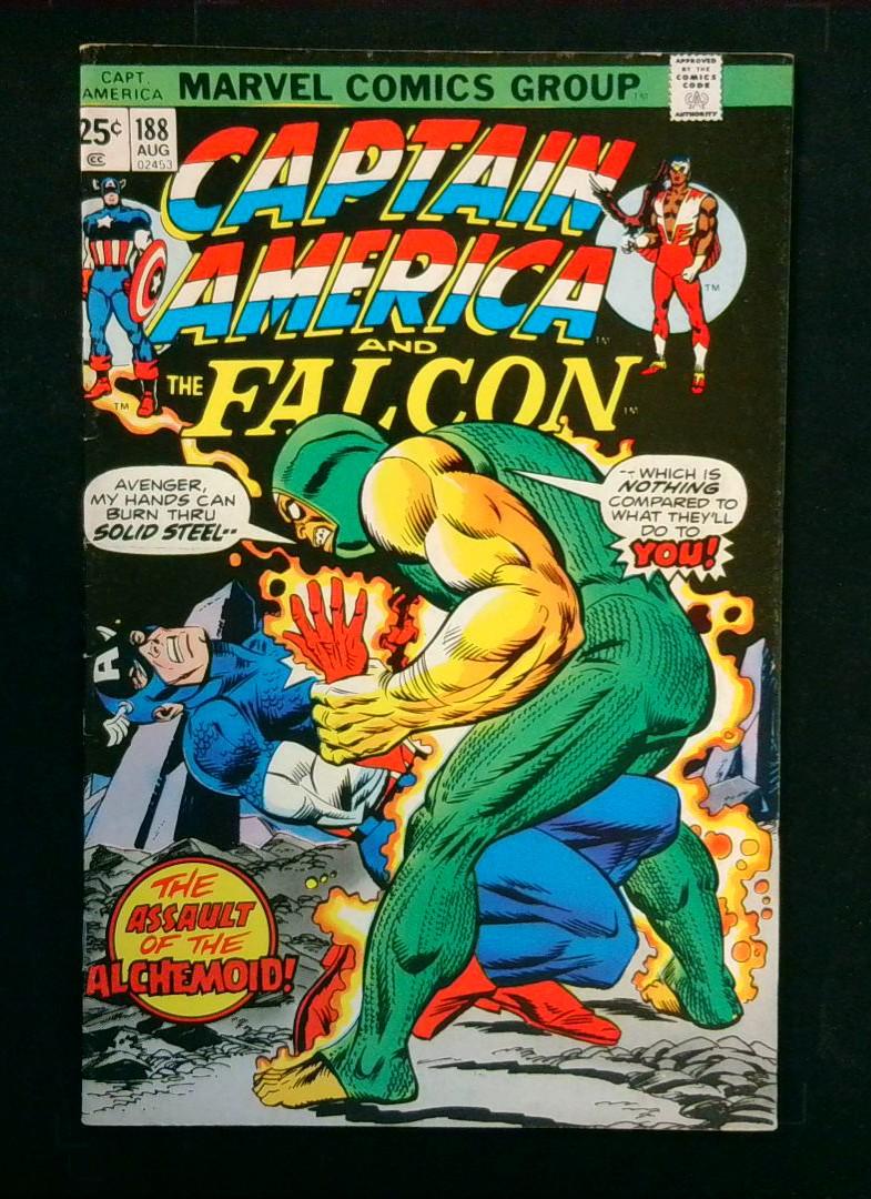 Captain America #188, VG+ Marvel 1975