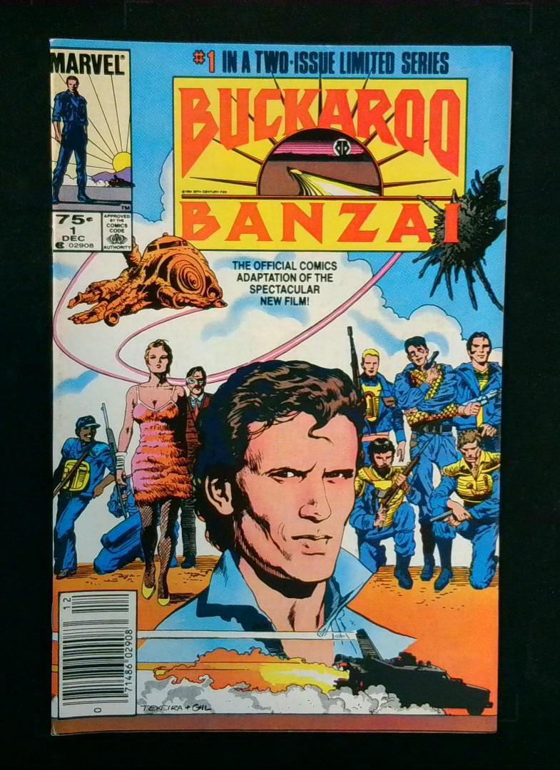 Buckaroo Banzai #1, VF Newsstand, Marvel, 1984