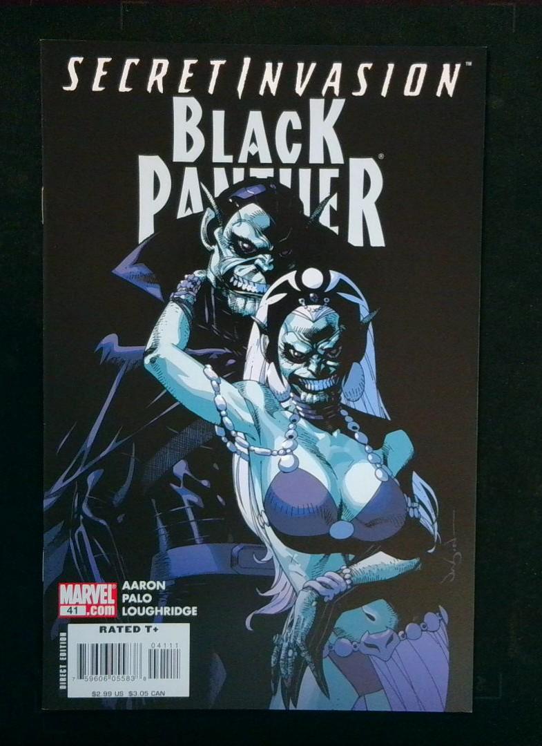 Black Panther #41 VF/NM Secret Invasion, Marvel, 2008