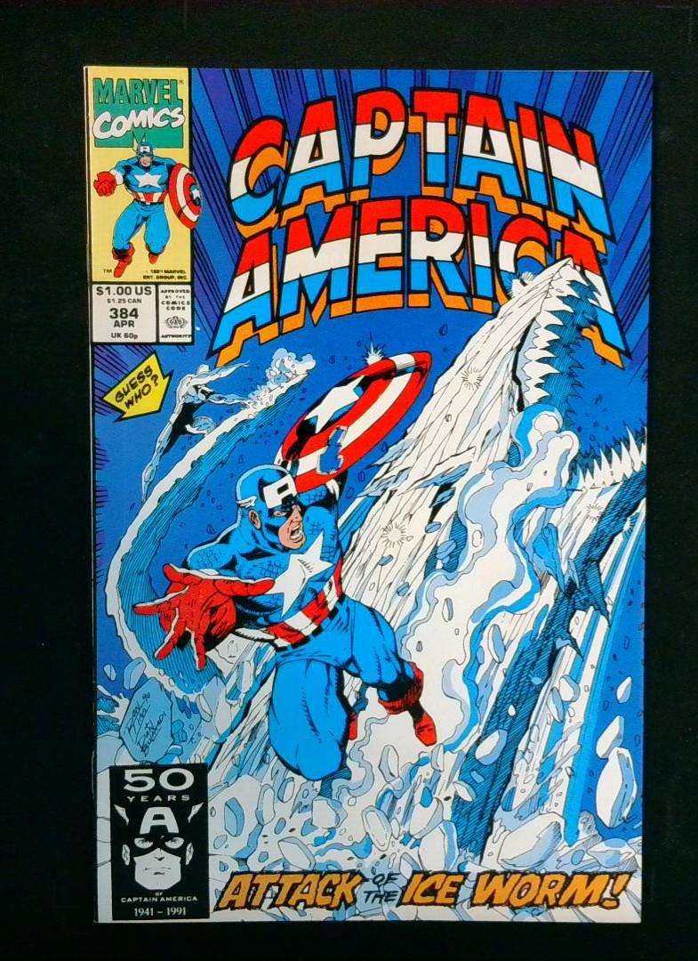 Captain America #384, VF/NM Marvel, 1991