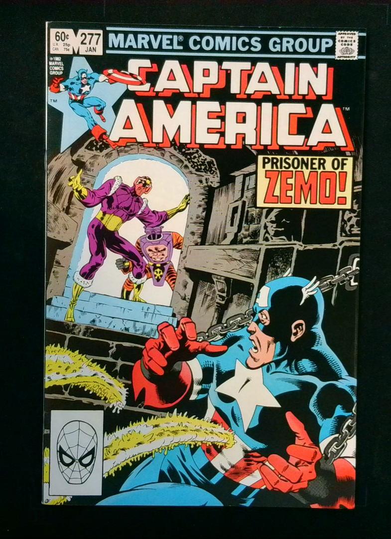 Captain America #277, NM- 2nd Baron Zemo, Marvel, 1982