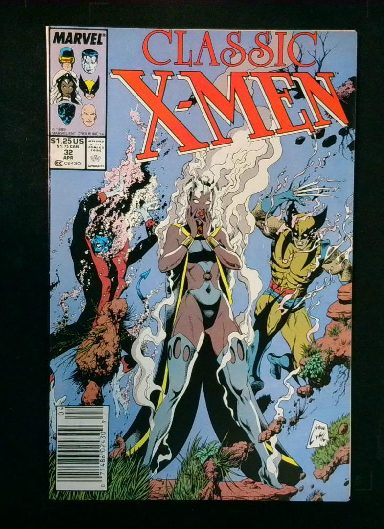 Classic X-Men #32, VF+ Marvel, 1989