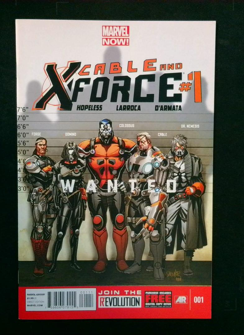 Cable and X-Force #1, NM Marvel, 2013