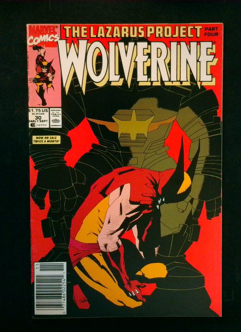 Wolverine #30, Newsstand, Marvel, 1991