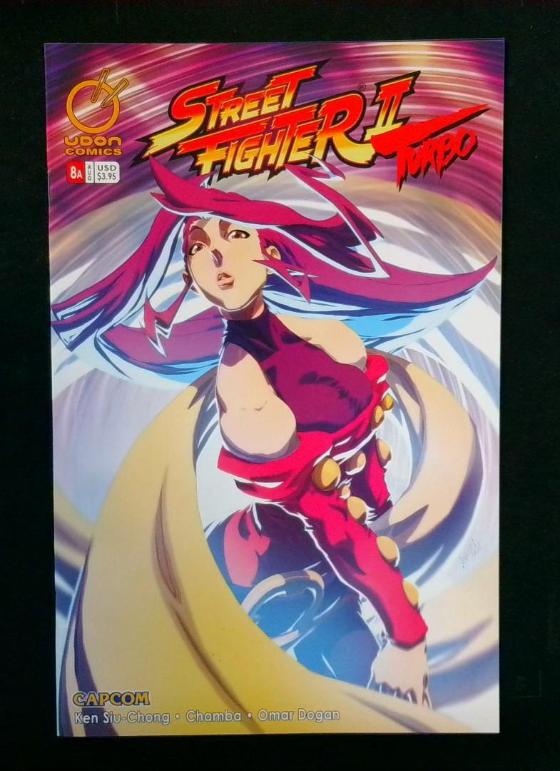 Street Fighter II Turbo #8, NM 8A Chamba Cvr, UDON