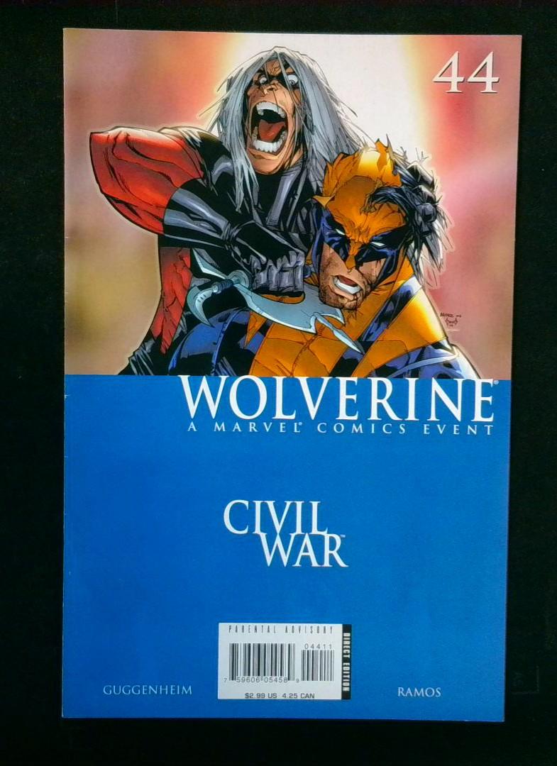 Wolverine #44, Civil War Cvr, Marvel, 2006