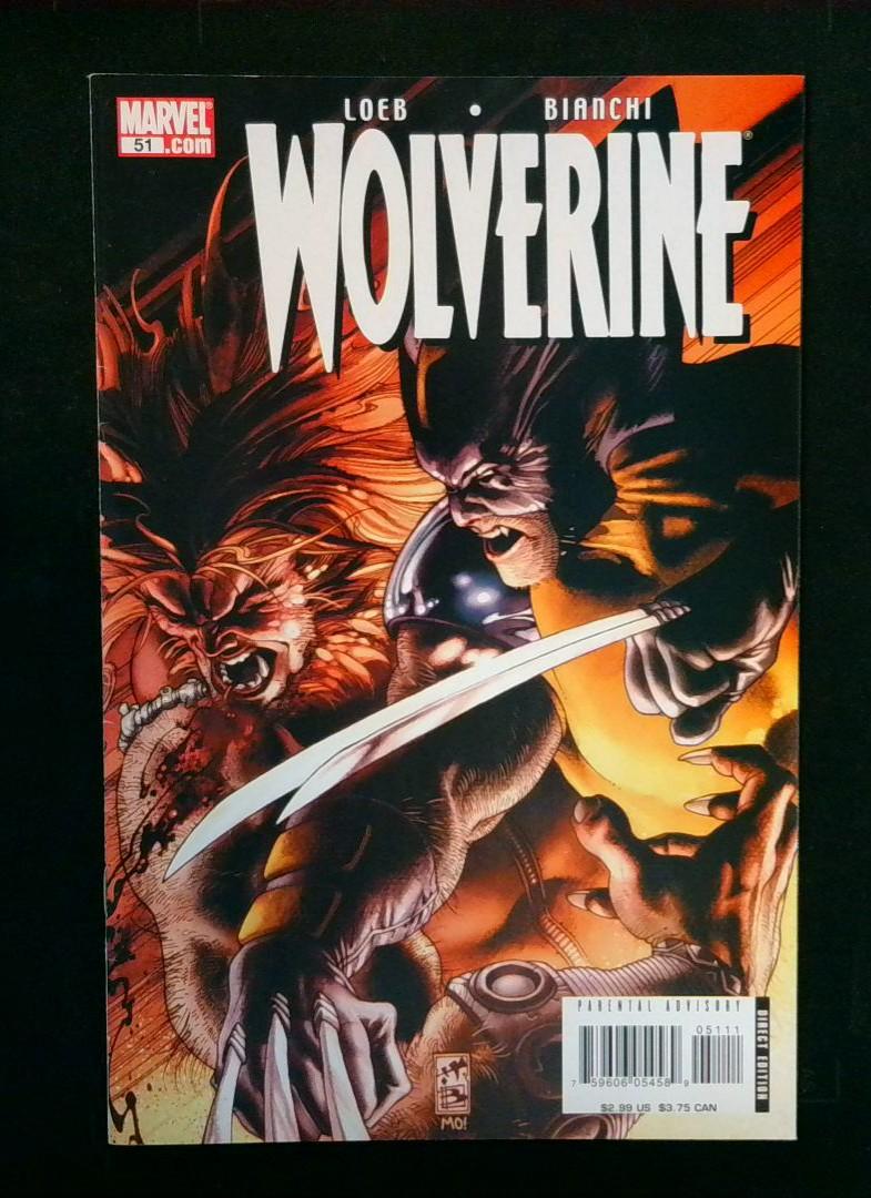 Wolverine #51, VF+ Marvel