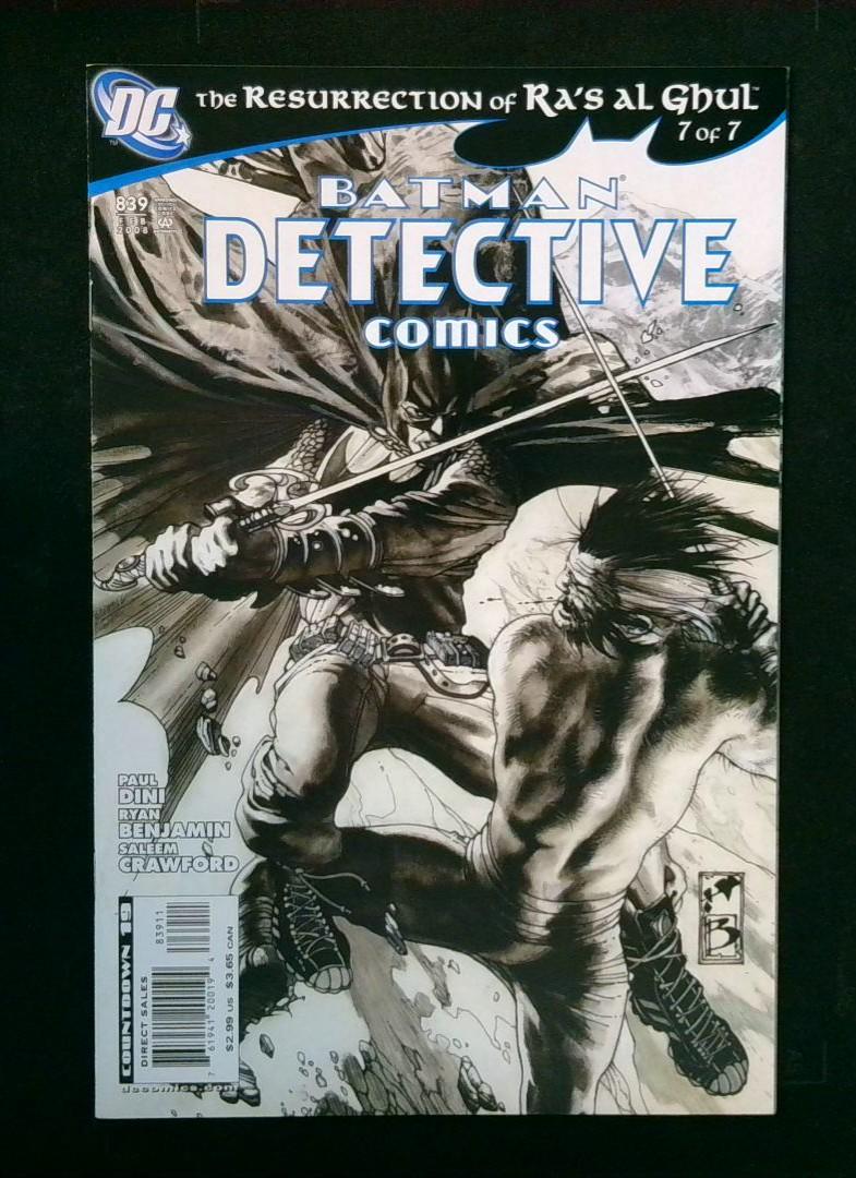 Batman Detective Comics #839, NM DC, 2008
