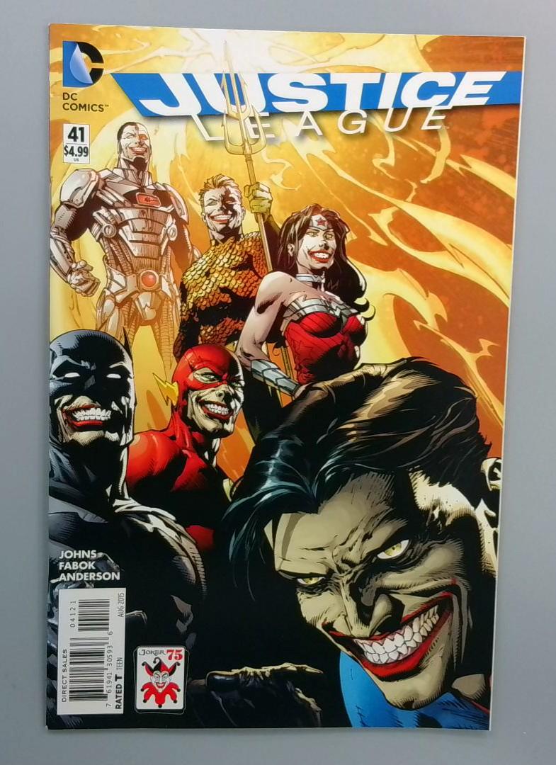 Justice League #41, NM Joker 75th Variant Cvr, DC, 2015