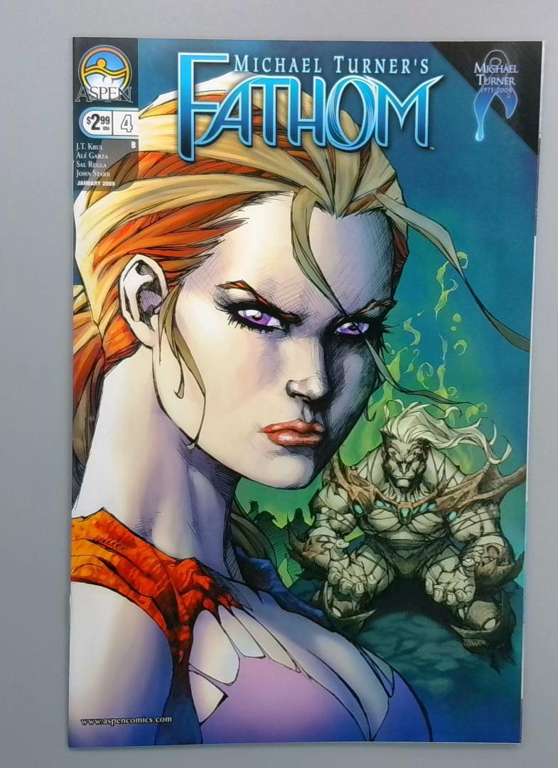Fathom #4, NM B Cvr Variant, Aspen, 2009