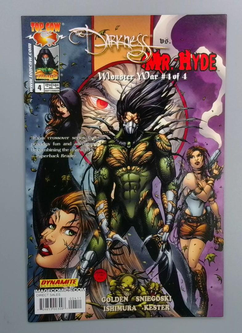 The Darkness vs. Mr. Hyde #4 NM Monster War 4 of 4, Top Cow/Dynamite