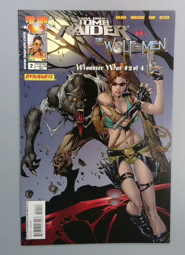 Lara Croft Tomb Raider vs. The Wolf-Men #2 NM Monster War 2/4, Top Cow/Dynamite