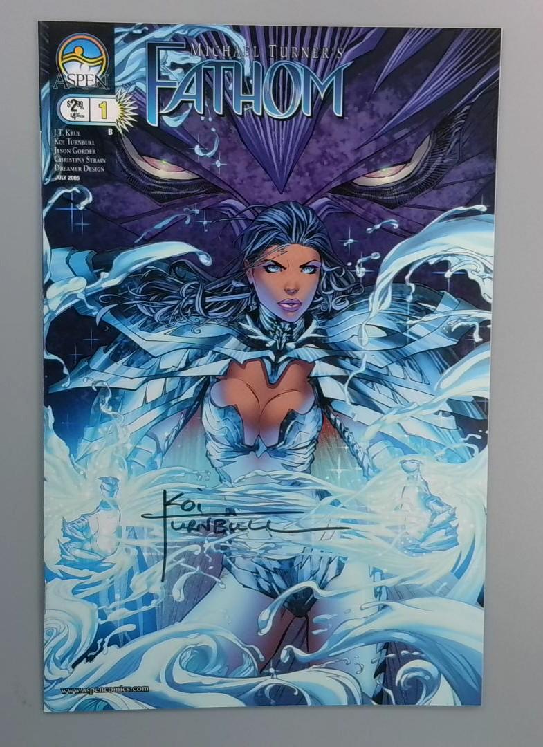 Fathom #1 NM Signed by Koi Turnbukk, Aspen 2005