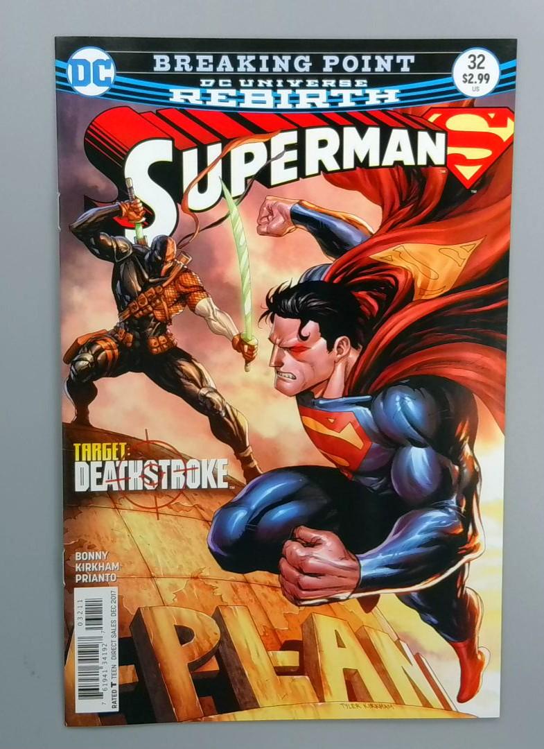 Superman #32, NM Tyler Kirkham Cvr, DC, 2017