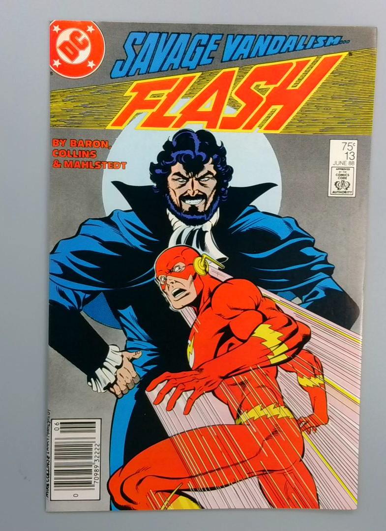 Flash #13, VF Newsstand, DC, 1988