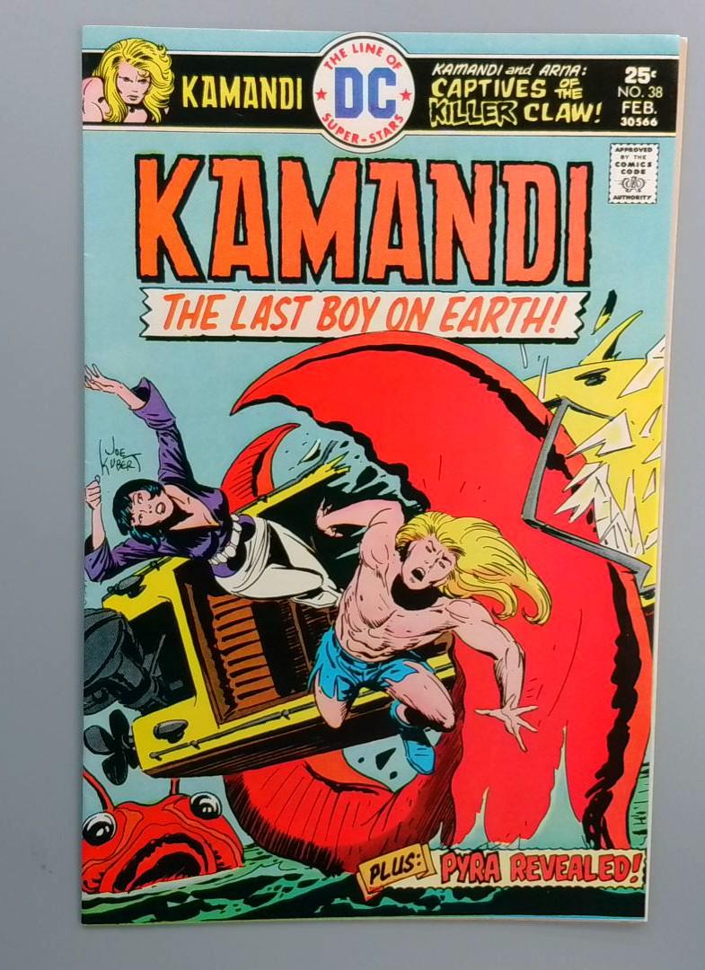 Kamandi The Last Boy on Earth! #38, VF- 1st Full App Arna Origin Of Pyra DC