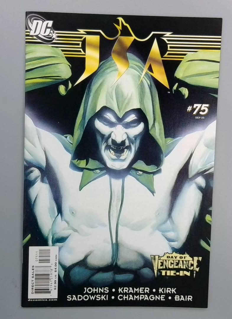 JSA #75 NM Alex Ross Day of Vengeance Tie-In, DC, 2005