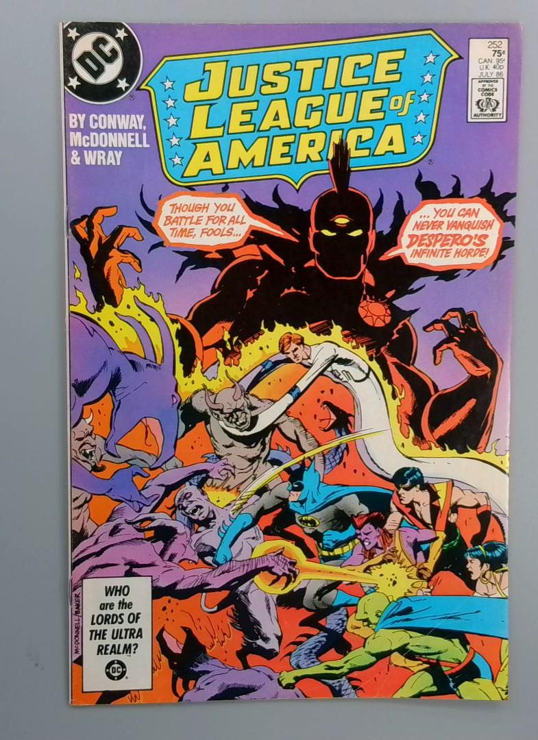 Justice League of America #252, DC, 1986