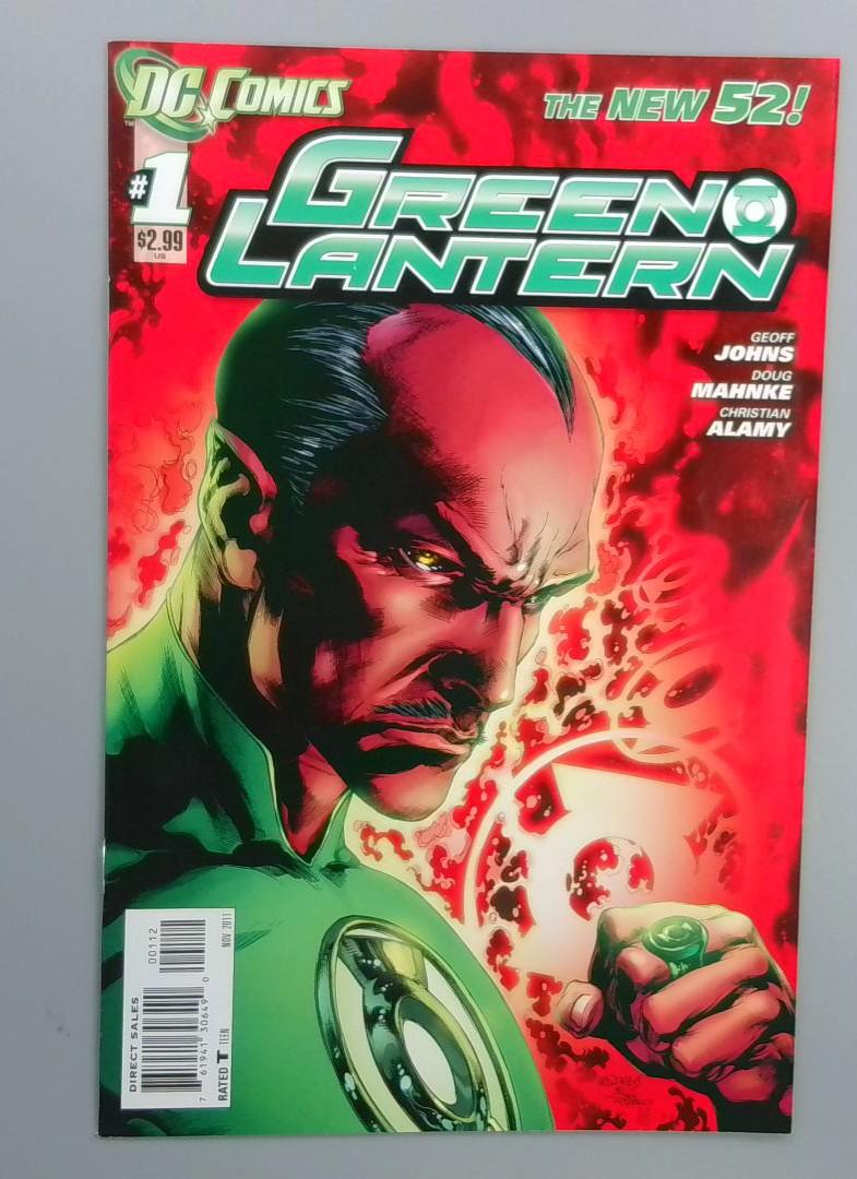 Green Lantern #1, VF+ 2nd Print, DC Comics, 2011