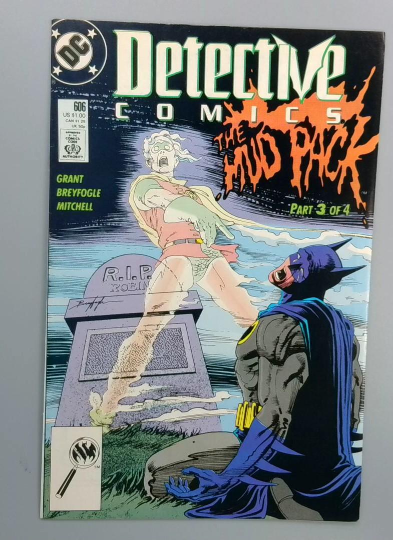 Detective Comics #606, VF+ Mud Pack Part 3, DC, 1989