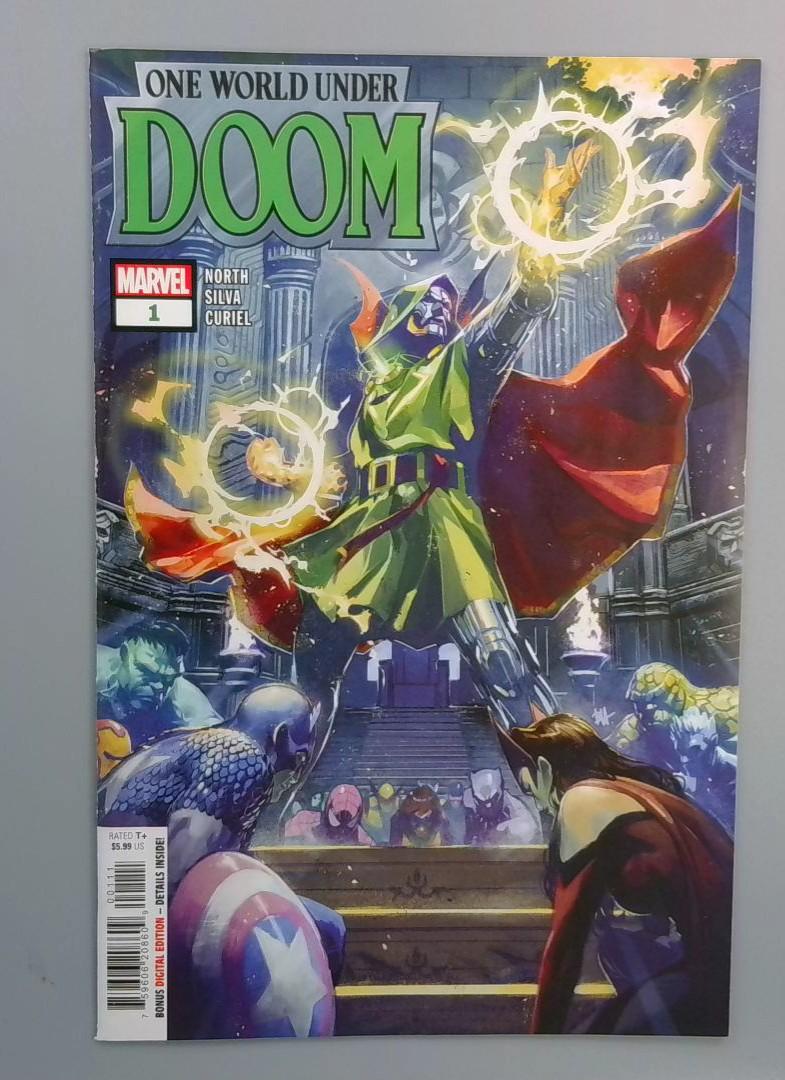 One World Under Doom #1, NM- 2nd Print Marvel, 2025