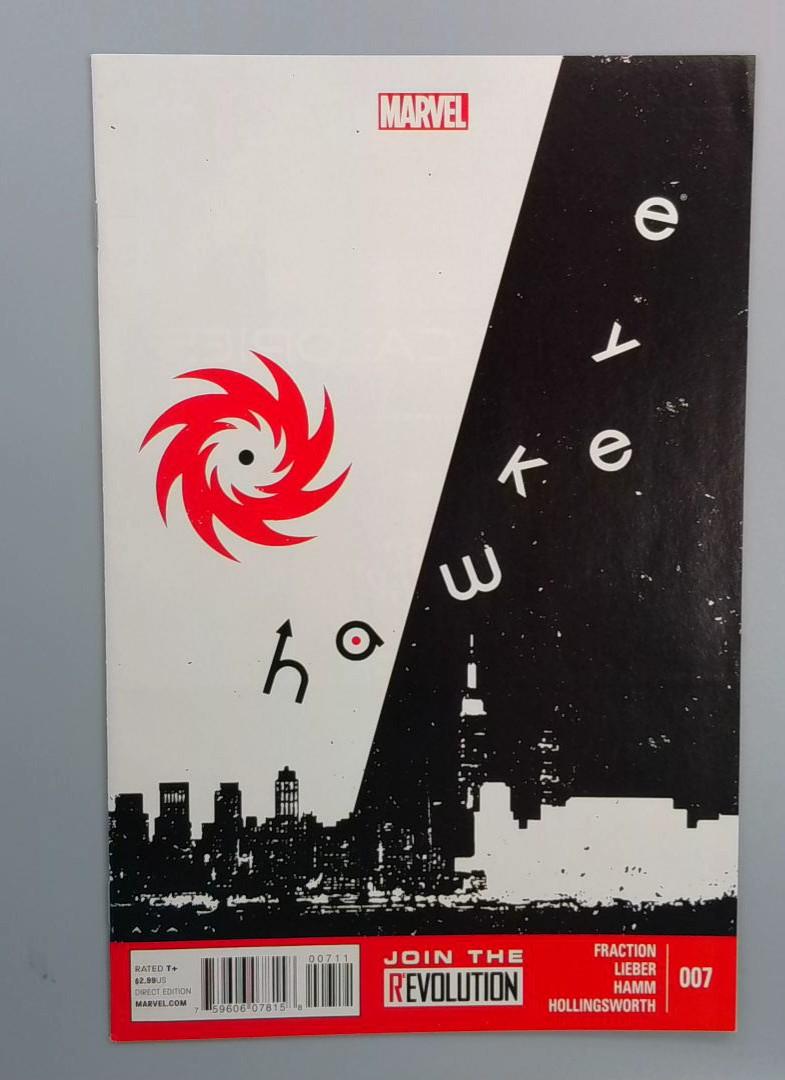 Hawkeye #7, VF/NM David Aja Cvr, Marvel, 2012