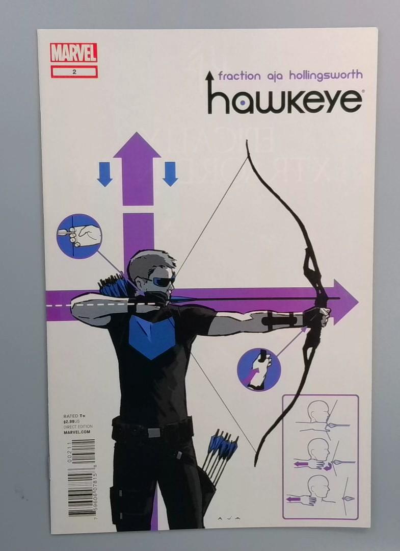 Hawkeye #2 NM David Aja Cvr, Marvel, 2012