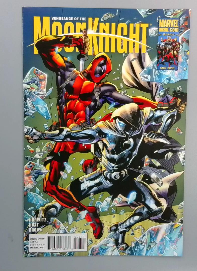 Vengeance of the Moon Knight #8 NM Deadpool Cvr, Marvel, 2010