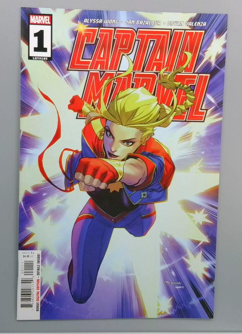 Captain Marvel #1, NM Bazaldua Cvr, Marvel, 2023