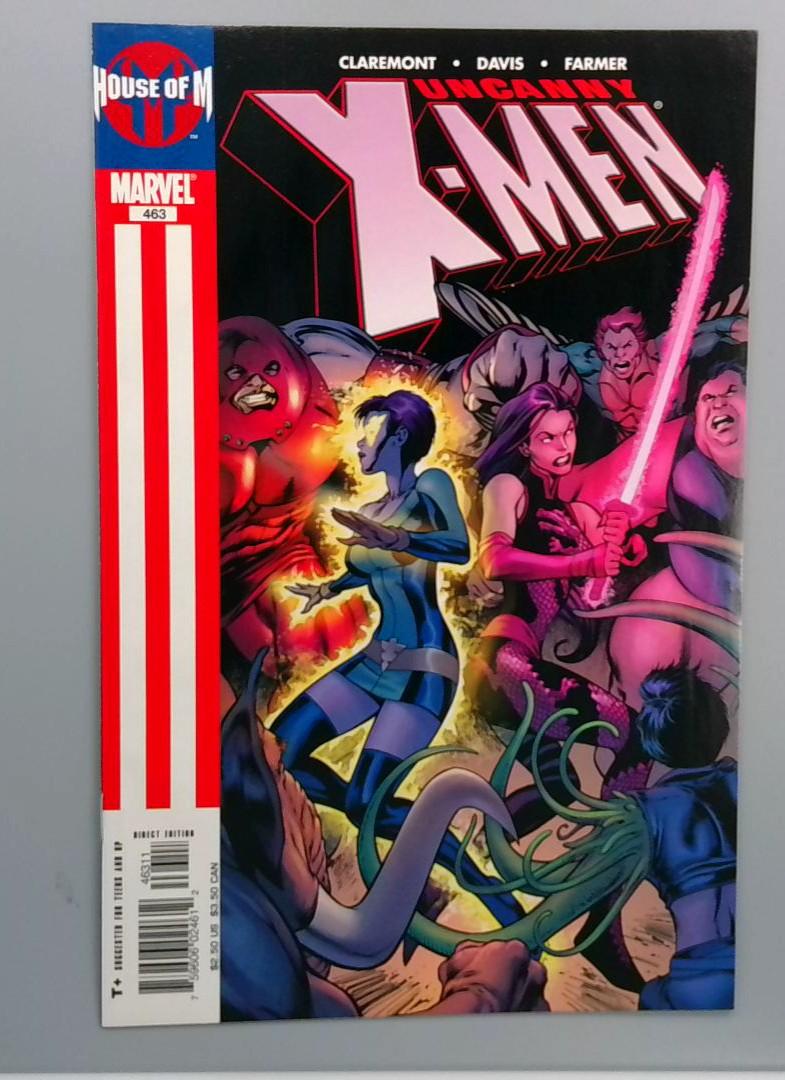 Uncanny X-Men #463, VF/NM Psylock, Marvel, 2005