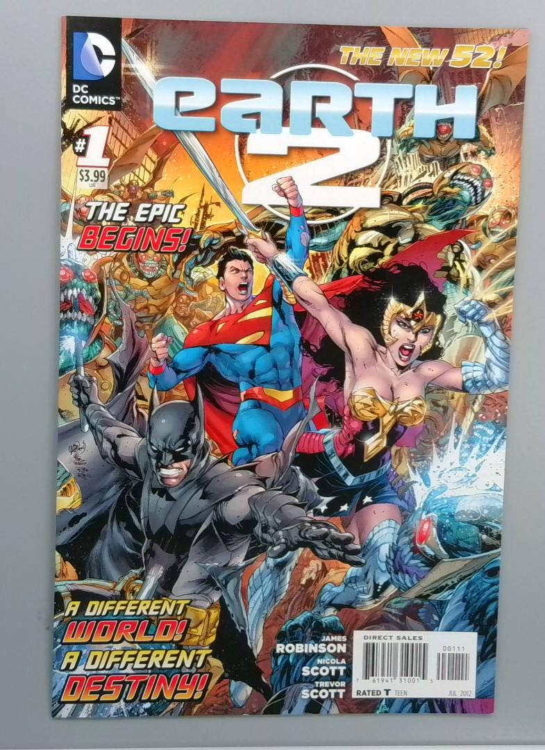 Earth 2 #1, NM- DC, 2012