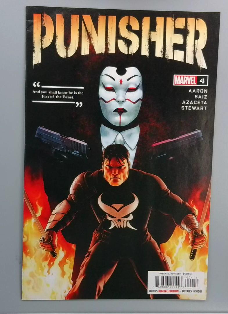Punisher #4, NM Marvel, 2022