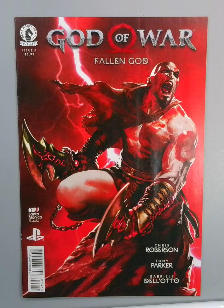 God of War Fallen God #4, NM Dark Horse, 2019