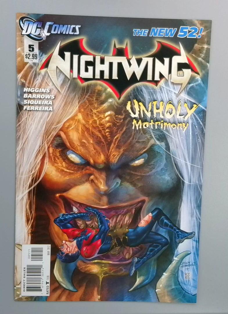 Nightwing #5 Rod Reis Cvr, DC Comics, 2012