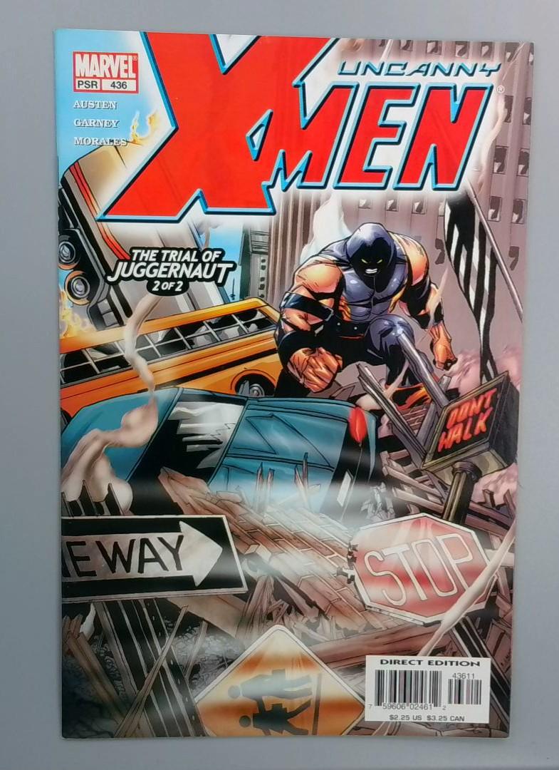 Uncanny X-Men #436, VF+ Juggernaut Marvel, 2004