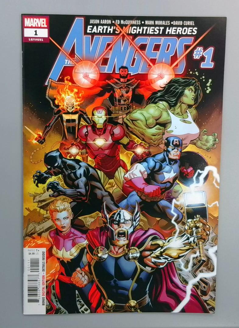 Avengers #1 NM Ed McGuinness Cvr, Marvel, 2018