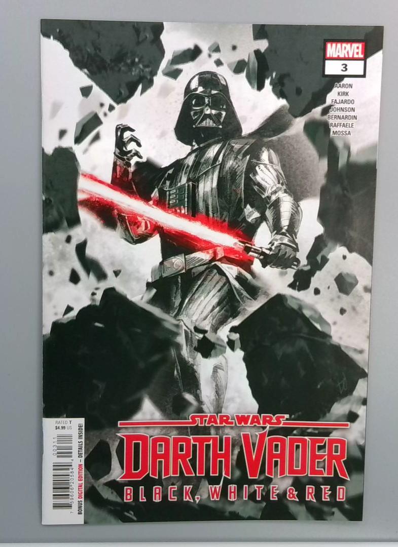 Star Wars Darth Vader Black, White & Red #3, NM Marvel, 2023