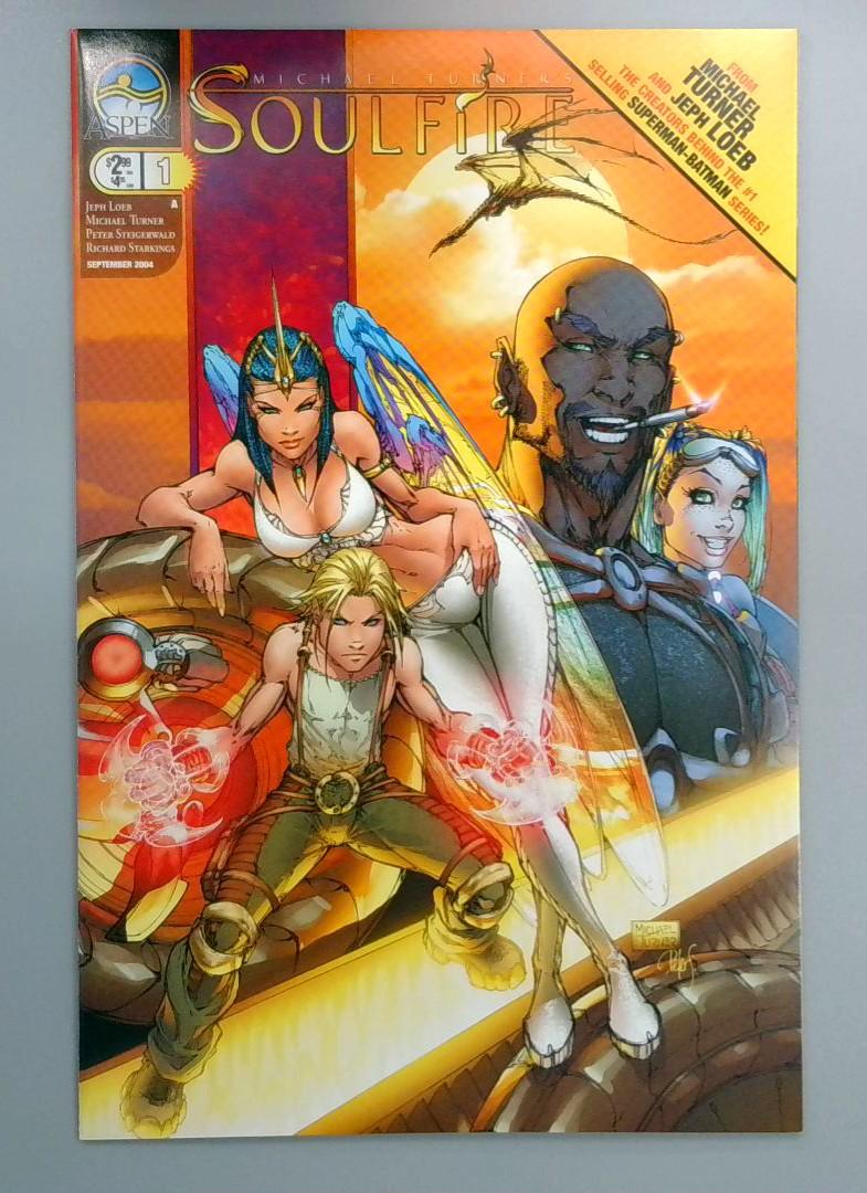 Soulfire #1 NM Michael Turner Cvr, Aspen, 2004