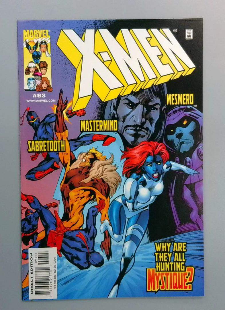 X-Men #93, NM Sabretooth, Mystique, Marvel, 1999
