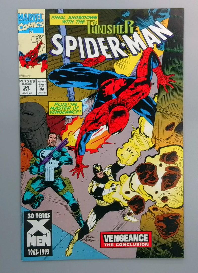 Spider-Man #34, NM Pinisher Marvel, 1993