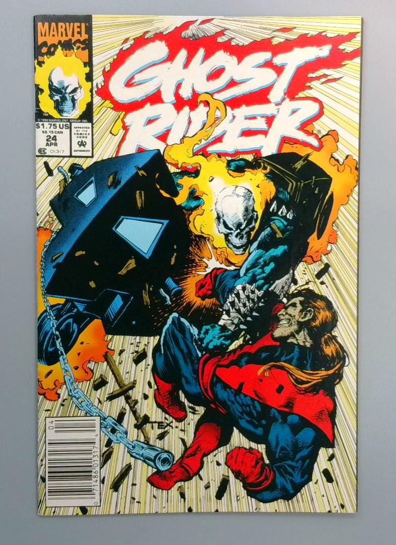 Ghost Rider #24, NM Newsstand, Marvel, 1993