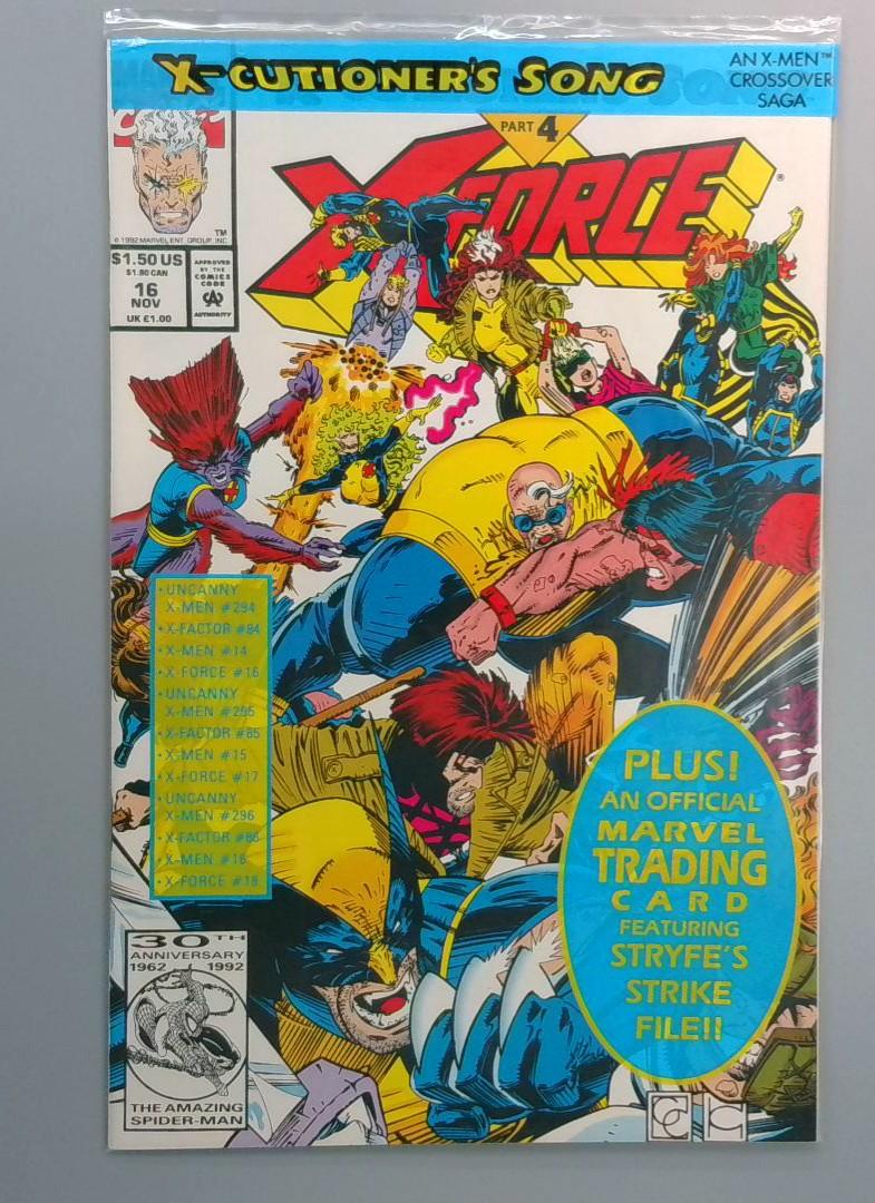X-Force #16, NM Bagged Marvel, 1992