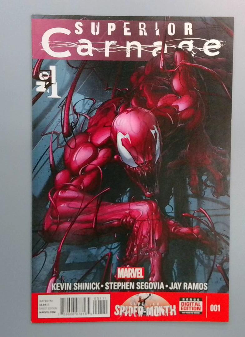 Superior Carnage #1, NM Spider-Month Cvr, Marvel, 2013
